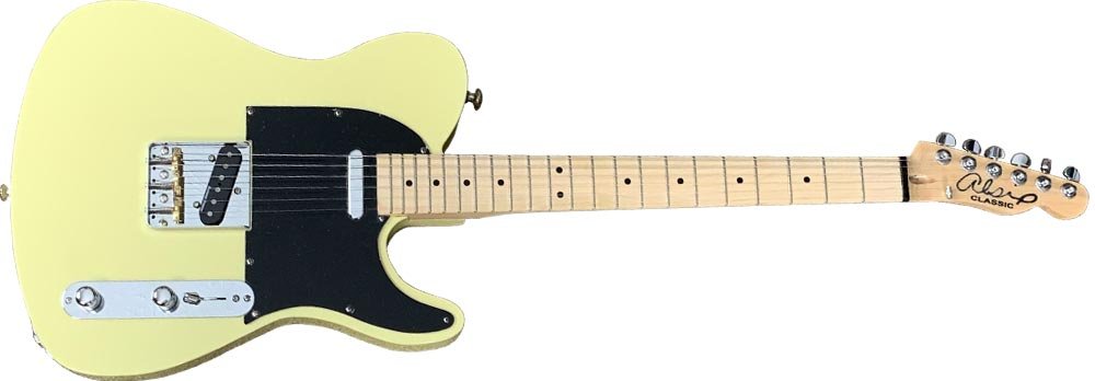 Pictured: Classic-T with Tele Style Bridge, Seymour Duncan pickups (Jerry Donahue Bridge), and 3-way Blade Switch