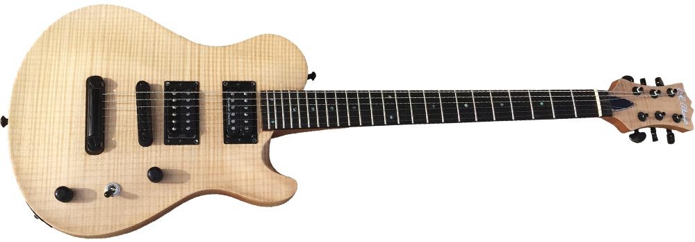 Pictured: SC with figured maple cap, carved top, matching headstock, oil finish